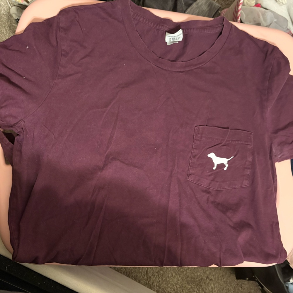 PINK Victoria's Secret Deep Purple Tee